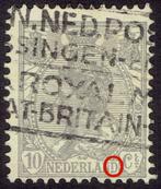 Nederland 1922, Kon. Wilhelmina, 10 cent, wijde arc, plft., Verzenden, T/m 1940, Gestempeld