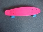Skateboard, fel rose mt blauwe wielen, 55 cm, Kinderen en Baby's, Gebruikt, Ophalen of Verzenden