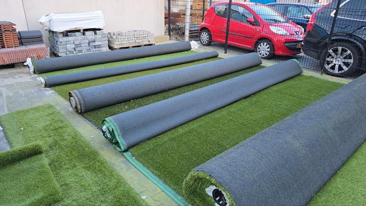 Kunstgras/seizoens uitverkoop/GELIJK MEE TE NEMEN/GRAS, Tuin en Terras, Gras en Kunstgras, Nieuw, 20 m² of meer, Ophalen of Verzenden