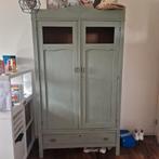 Vintage meidenkast, Huis en Inrichting, Kasten | Kledingkasten, Ophalen, 50 tot 100 cm, Glas, Minder dan 100 cm