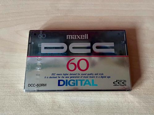 Maxell DCC 60 cassette - NOS - in originele verpakking, Cd's en Dvd's, Cassettebandjes, Zo goed als nieuw, Onbespeeld, Overige genres