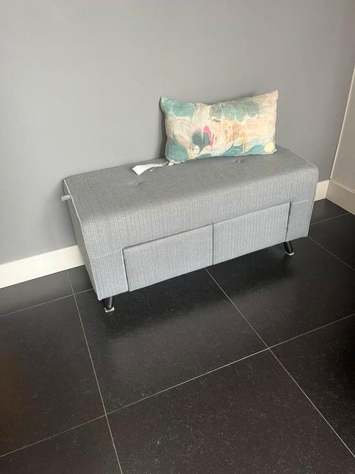 Leuke Hocker, poef, Huis en Inrichting, Banken | Voetenbanken en Poefen, Gebruikt, Minder dan 50 cm, 75 tot 100 cm, Rechthoekig