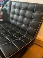 Barcelona stoel zwart 2 stuks, Antiek en Kunst, Ophalen