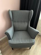 IKEA STRANDMON oorfauteuil – donkergrijs, Ophalen, Zo goed als nieuw, 75 tot 100 cm