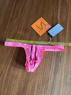 roze string, lycra nylon, maat S, shiny, Ophalen of Verzenden, Roze, Overige typen