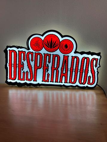 Lichtreclame | Desperados | neon-look | lichtbak beschikbaar voor biedingen