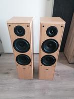 Eltax drieweg vloerspeakers incl speakersnoer, Zo goed als nieuw, 120 watt of meer, Front, Rear of Stereo speakers, Ophalen