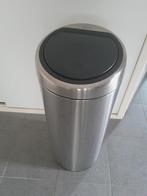 Brabantia Touch Bin Pedaalemmer, Ophalen, Zo goed als nieuw, Metaal, 50 tot 75 cm