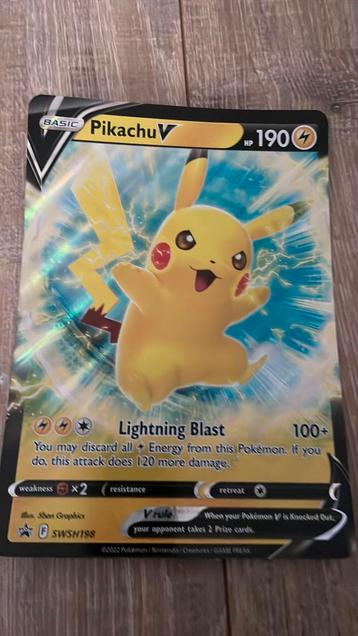 Pikachu V beschikbaar voor biedingen