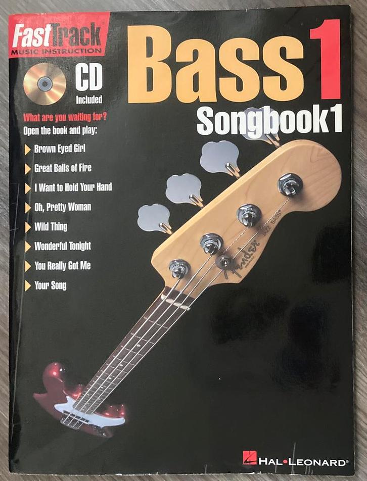 FastTrack Bass 1 Songbook 1 + CD, Muziek en Instrumenten, Bladmuziek, Gebruikt, Ophalen of Verzenden