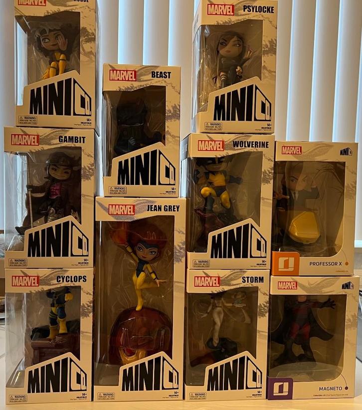 Iron Studios - Mini Co - Marvel Comics - X-Men - 10 Beeldjes, Verzamelen, Stripfiguren, Nieuw, Beeldje of Figuurtje, Superheld