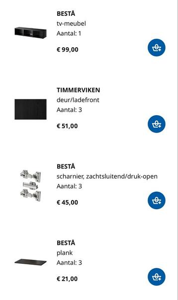 Ikea Besta - zwevend TV Meubel - afbeelding 4