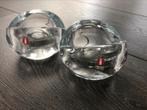 2 IITTALA design  waxinelichthouders, Huis en Inrichting, Ophalen of Verzenden, Gebruikt, Overige materialen, Minder dan 25 cm