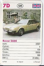 Kw1214 autokaartje 7d rover 2600, Ophalen of Verzenden, Zo goed als nieuw, Auto's