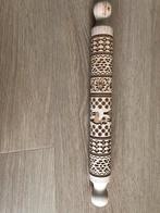 Houten deegroller met decoratieve patronen, Ophalen of Verzenden, Nieuw