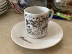 Picasso // espresso kop & schotel, Antiek en Kunst, Antiek | Servies los, Ophalen of Verzenden
