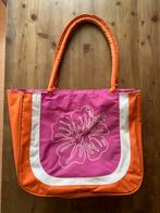 Leuke waimea beach strandtas roze/oranje, Gebruikt, 20 tot 30 cm, Minder dan 40 cm, Ophalen of Verzenden