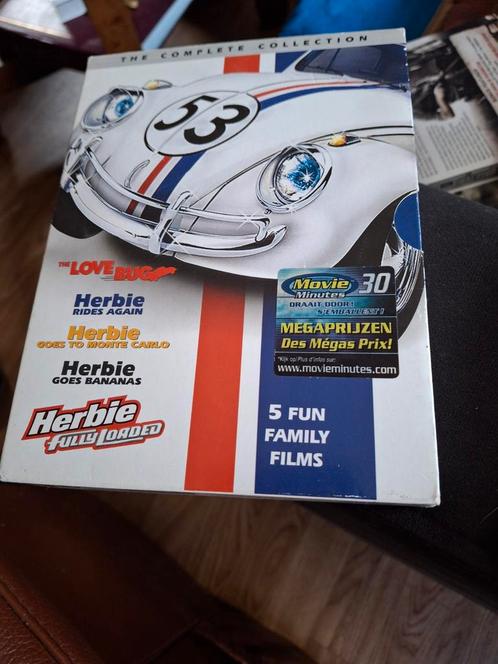 Herbie ( the complete collection/ 5 dvd), Cd's en Dvd's, Dvd's | Kinderen en Jeugd, Zo goed als nieuw, Film, Avontuur, Boxset