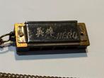 HERO Mini Mondharmonica met halsketting, Ophalen of Verzenden, Gebruikt
