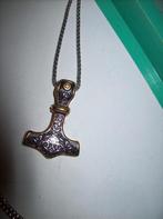 Ketting Zilverkleur Grote Mooie Hanger goud zilver tint, Overige materialen, Verstelbaar, Nieuw, Ophalen of Verzenden