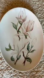 Nieuwe originele schaal en vaas beide met magnolias, Overige typen, Nieuw, Ophalen of Verzenden, Overige stijlen