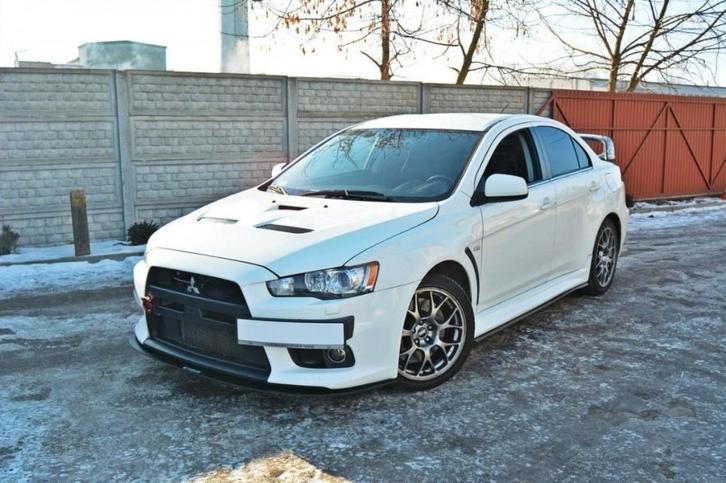 Voorlip spoiler sideskirt diffuser - Mitsubishi Evolution 10, Auto diversen, Tuning en Styling, Ophalen of Verzenden