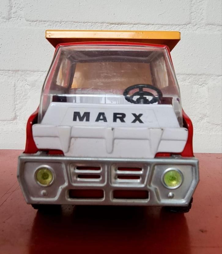 Marx Toys tipper kiepwagen laadwagen uit 1968 mooie staat, Antiek en Kunst, Antiek | Speelgoed, Ophalen