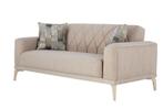 PALERMO Slaapbank Laatste 3+2 bij Action Sofas DenHaag €695,, Huis en Inrichting, Nieuw, Rechte bankstel, Rechte bank, Stof