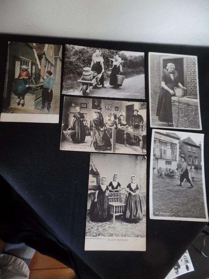 klederdrachten zeeuwse klederdracht Urk Marken Axel oud, Verzamelen, Ansichtkaarten | Themakaarten, Gelopen, 1920 tot 1940, Klederdracht