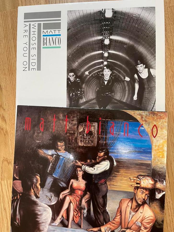 Partij van 2 Lp’s van Matt Bianco z.g.a.n., Cd's en Dvd's, Vinyl | Pop, Zo goed als nieuw, 1980 tot 2000, 12 inch, Ophalen of Verzenden