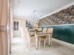 Landelijke Eettafel met 8 Stoelen, Huis en Inrichting, Tafels | Eettafels, Ophalen, 200 cm of meer, 50 tot 100 cm, Zo goed als nieuw