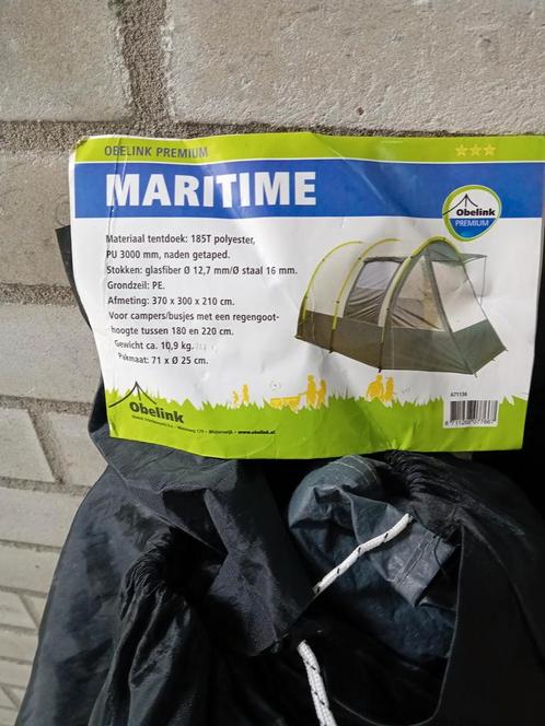 2 bustenten en toebehoren in 1 keer, Caravans en Kamperen, Kampeeraccessoires, Zo goed als nieuw, Ophalen