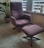 Fauteuil (met lig stand) incl. bijpassende poef, Ophalen, Zo goed als nieuw, 75 tot 100 cm, 50 tot 75 cm