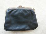 zwart vintage portemonnee knip 13  x 9,5 cm, Sieraden, Tassen en Uiterlijk, Portemonnees, Ophalen of Verzenden, Zo goed als nieuw