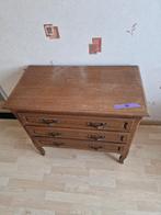 commode 3 lade, Ophalen, Eenpersoons, Wit, 140 cm
