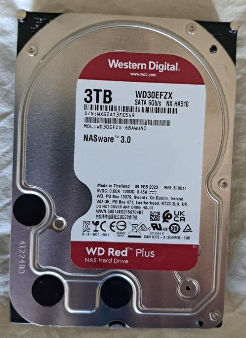 harde schijf 3 tb, Computers en Software, Harde schijven, Zo goed als nieuw, Server, Intern, HDD, SATA, Ophalen