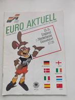 Engeland - Nederland officieel programma EK 88 15 juni 1988, Verzamelen, Sportartikelen en Voetbal, Verzenden, Zo goed als nieuw