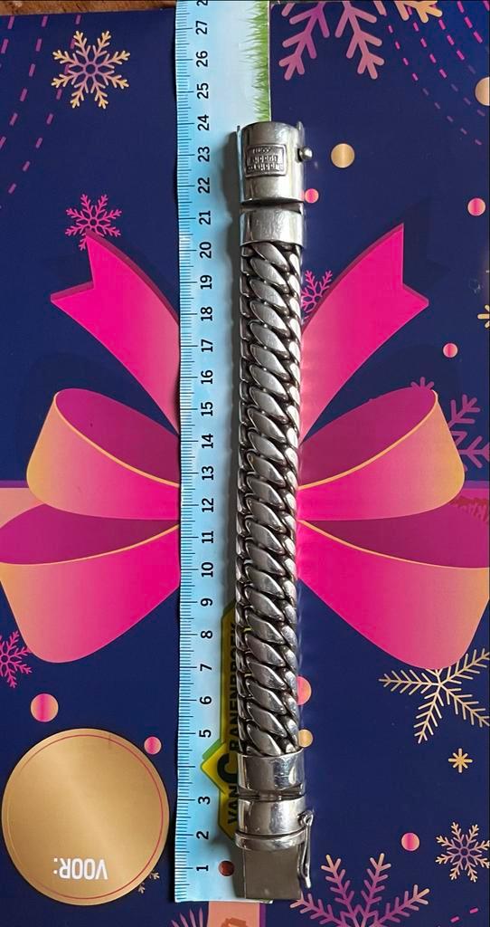 Buddha to Buddha Armband Ben XL + Ring Ben XL, Sieraden, Tassen en Uiterlijk, Armbanden, Zo goed als nieuw, Zilver, Ophalen