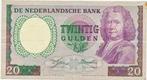 Nederland 20 Gulden 1955 Boerhaave, Los biljet, Ophalen of Verzenden