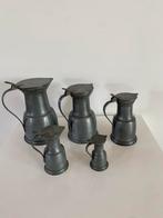 Oude tinnen kannen, Antiek en Kunst, Ophalen of Verzenden