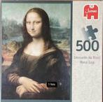 Puzzel Leonardo DaVinci Mona Lisa 500 stukjes, Hobby en Vrije tijd, Denksport en Puzzels, Ophalen of Verzenden, Zo goed als nieuw