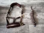 Nieuw halster met bijpassend halstertouw - maat pony, Ophalen of Verzenden, Zo goed als nieuw, Overige soorten