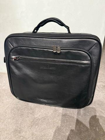 Castelijn & Beerens Firenze Trolley - Zwart Leer beschikbaar voor biedingen