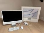 Apple iMac 24" (2021) 16GB/512GB M1 met 8 core GPU Zilver, Ophalen, 24", SSD, IMac