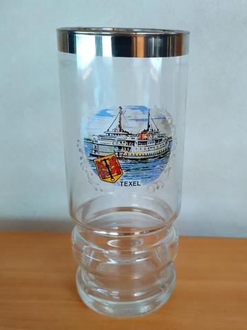 vintage bierglas Veerboot TESO Den Helder - Texel beschikbaar voor biedingen