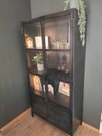 Mooie zwarte vitrinekast van Pronto Wonen, Ophalen, Met deur(en), 50 tot 100 cm, Zo goed als nieuw