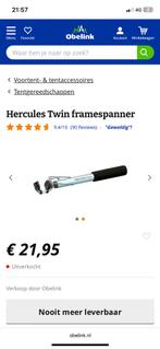Tentstok-spanner Hercules Twin DK7100, Ophalen of Verzenden, Zo goed als nieuw