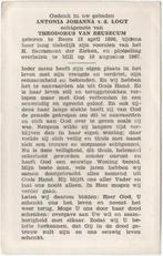 Antonia Johanna v.d. Logt 1899 Beers + 1967 Mill, 68 jaar, Verzamelen, Verzenden