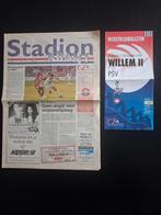 2 Programma's Willem II - PSV, Ophalen of Verzenden, Gebruikt, PSV, Overige typen