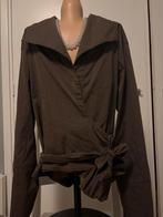 PAUW Amsterdam wikkel blouse- Maat M - Bruin, Ophalen of Verzenden, Zo goed als nieuw, Maat 38/40 (M), Bruin